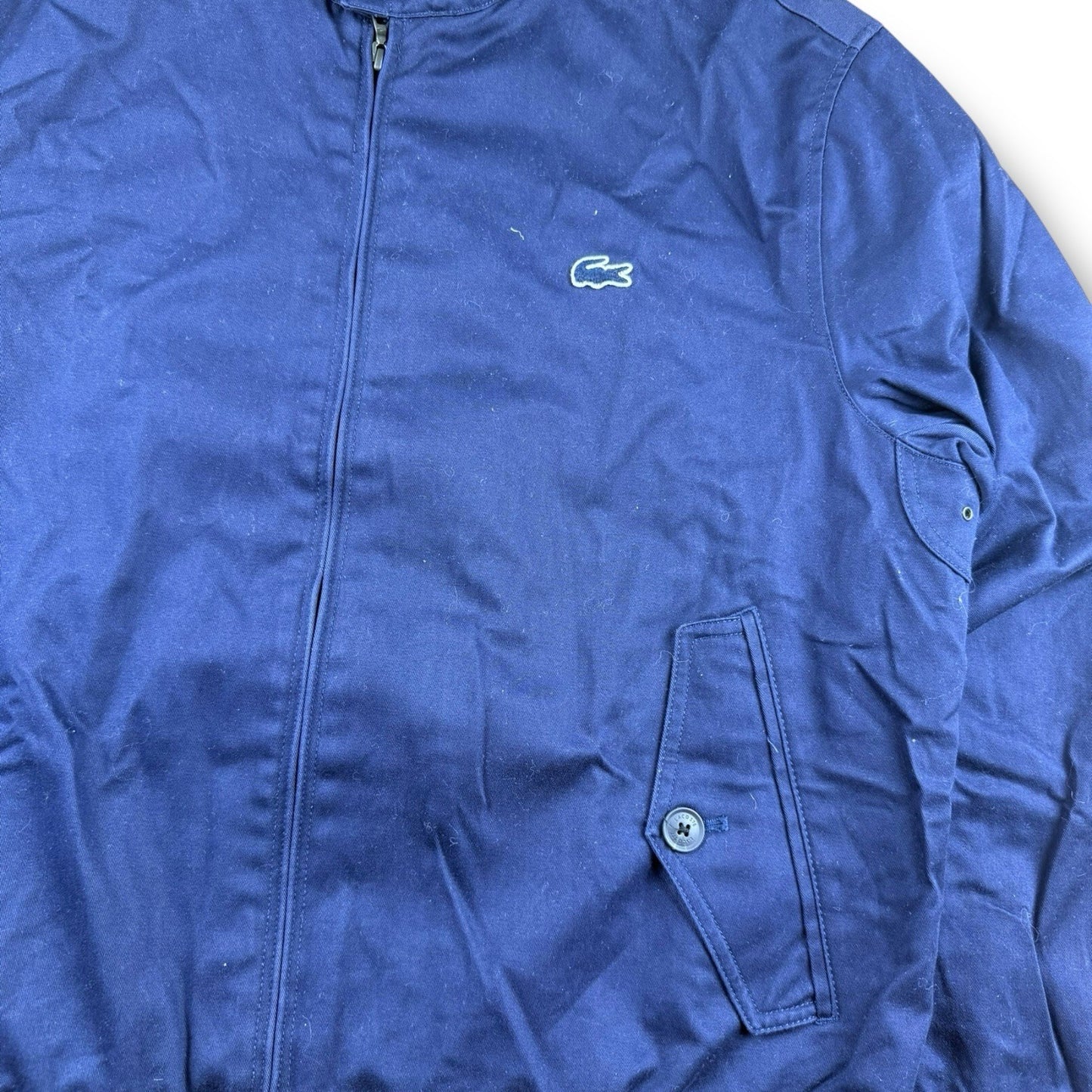 Lacoste College-Bomberjacke – Schwarz/Schwarzlogo – Herren L