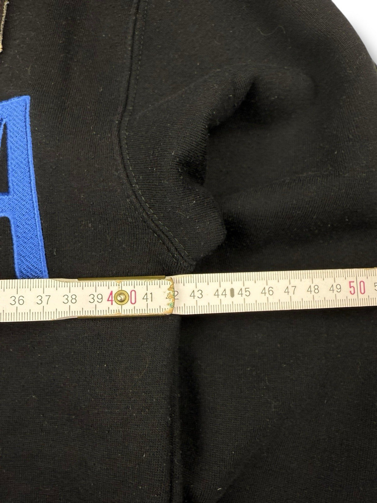 Italia Zip Hoodie – Schwarz – Größe XS