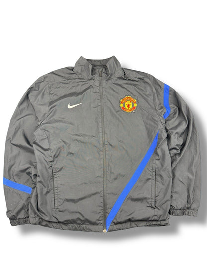 Nike Manchester United Track Jacket – Schwarz/Blau – Herren L