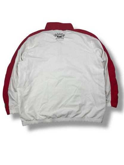 Nike Quarter Zip – Weiß-Rot – Größe S