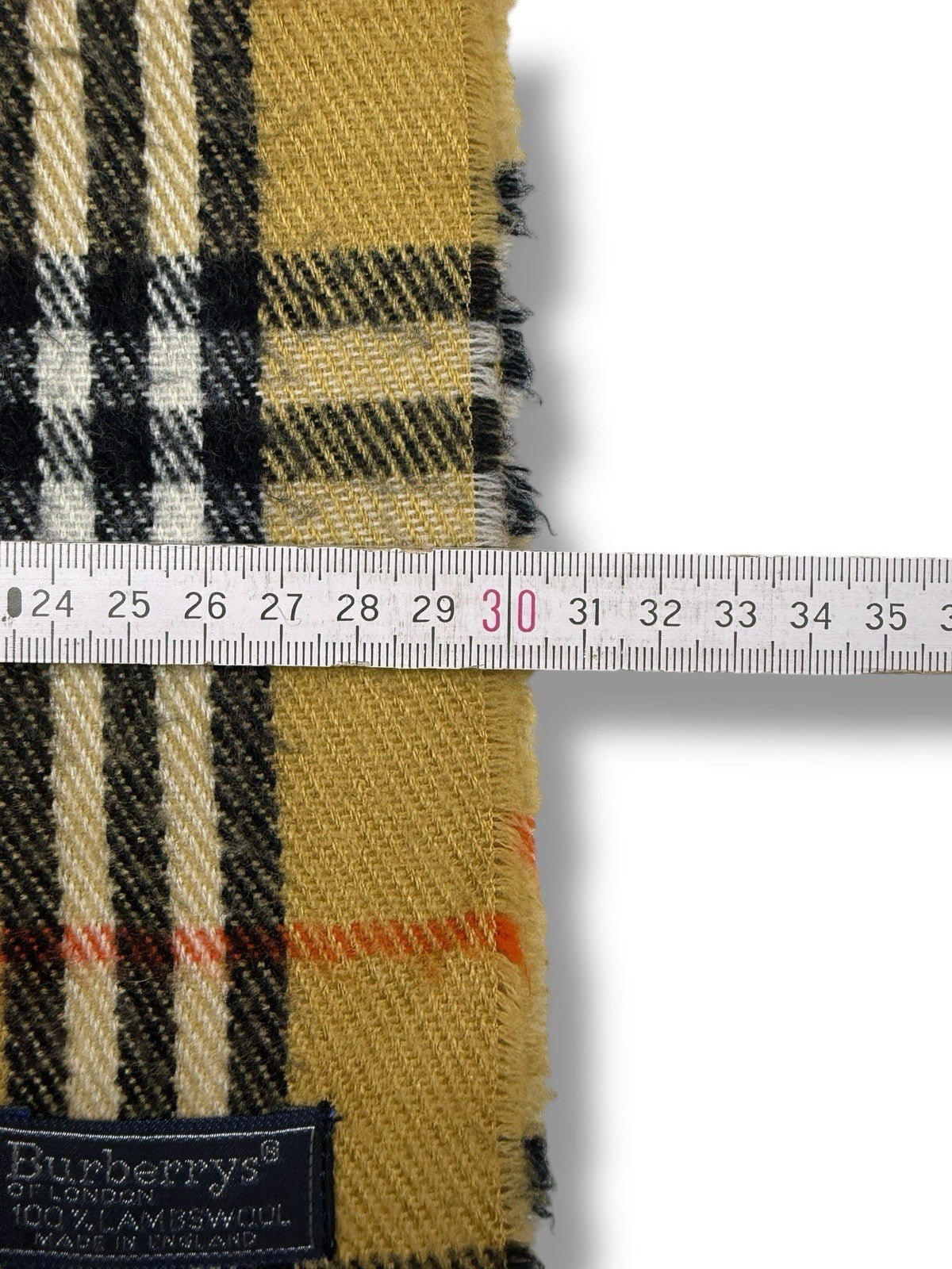 Burberry Schal – Beige – Classic Check – 100 % Lammwolle