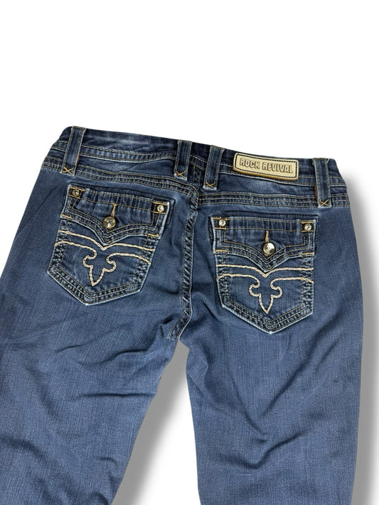 Rock Revival Jeans – Grau – Skinny Fit – Größe W30 (≈ EU 40)