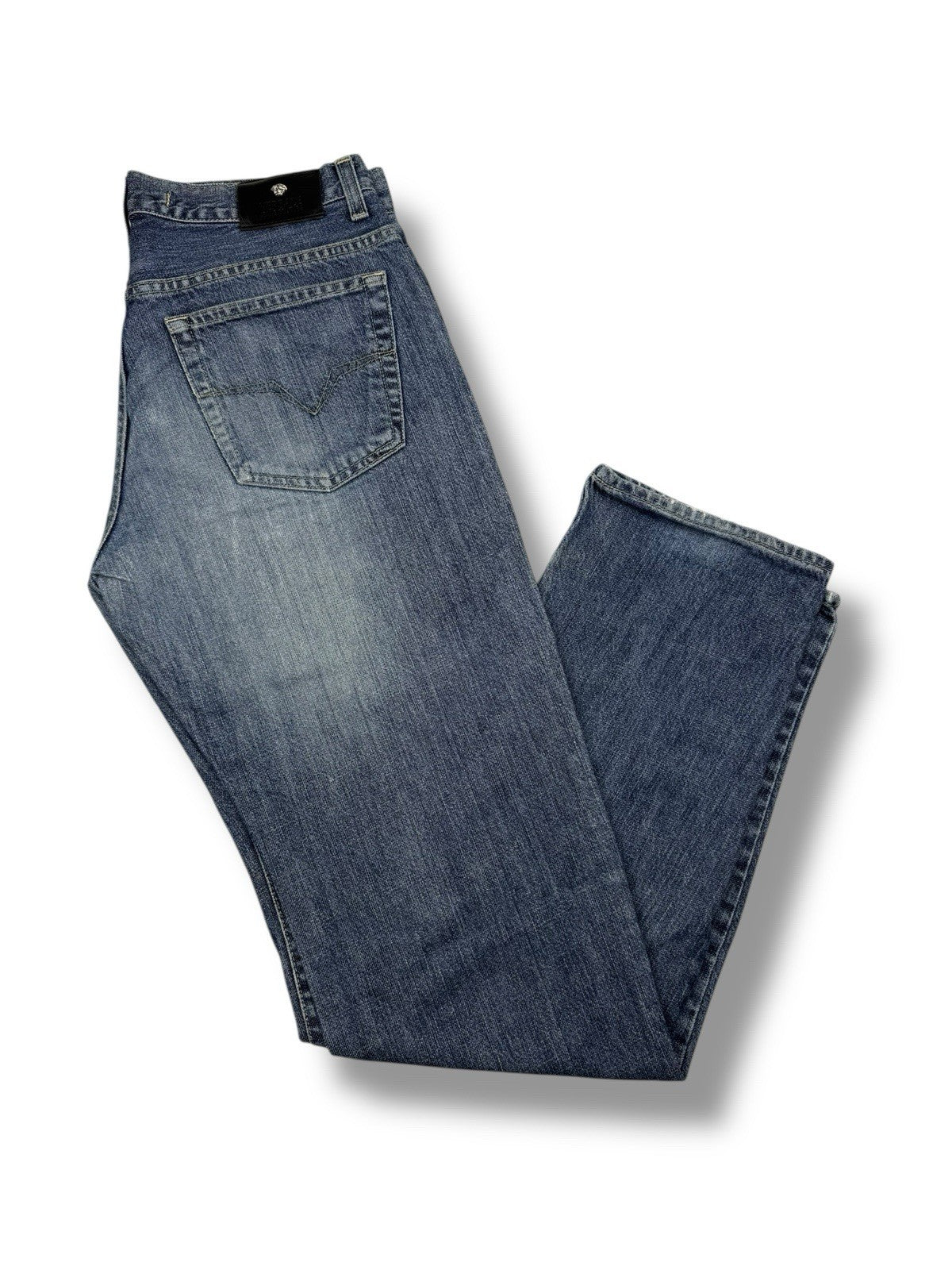 Versace Jeans – Grau – Größe 32/46 – Baggy Fit