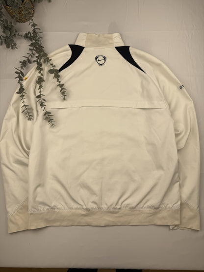 Nike – Juventus Turin Vintage Jacke – Weiß/Schwarz – Größe M