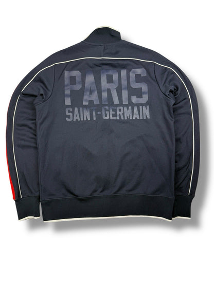 Paris Saint-Germain Track Jacket – Dunkelblau/Rot – Größe M – Vintage Nike