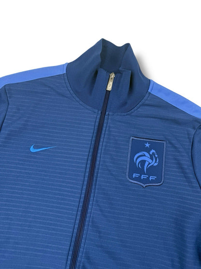 Frankreich Nike Track Jacket – Dunkelblau – Größe L (Label XL)