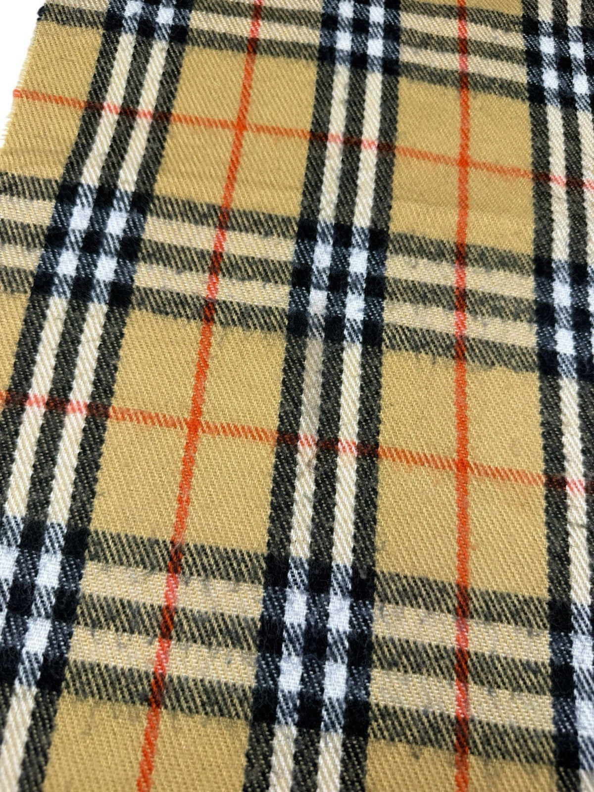 Burberry Schal – Beige – Classic Check – 100 % Lammwolle