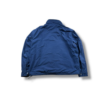 Ralph Lauren Collegejacke mit versteckbarer Kapuze – Navy, XL