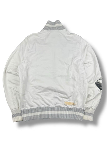 La Martina – Zip-Sweater – Weiß – Herren M 