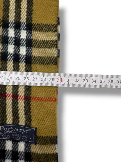 Burberry Schal – Dunkelbeige – 100 % Lammwolle
