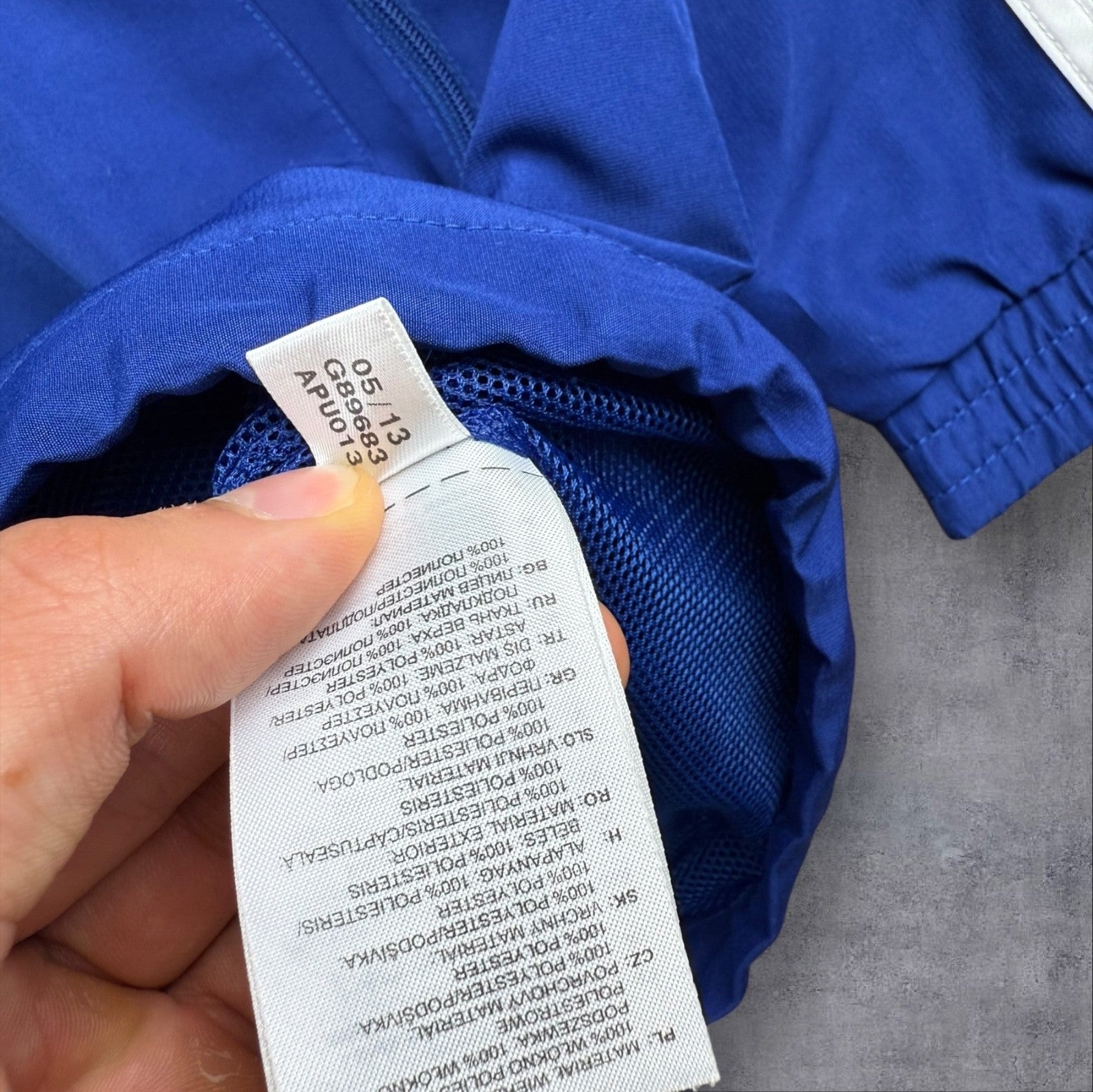 Adidas FC Chelsea Tracksuit 2013 – Blau – Größe M – Vintage – Gestickt – Kapuze