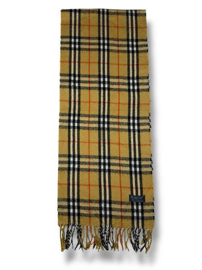 Burberry Schal – Beige – Classic Check – 100 % Lammwolle