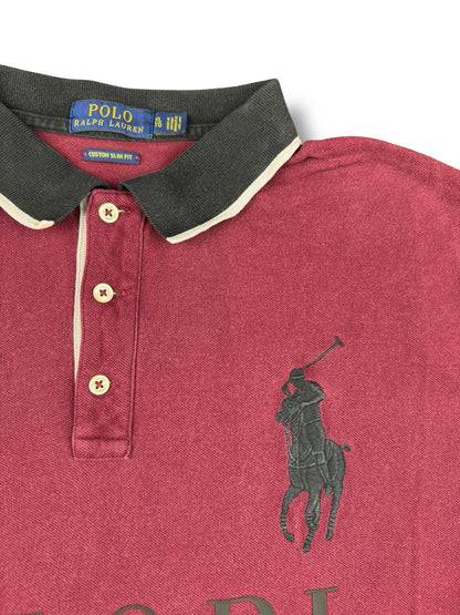 Polo Ralph Lauren – Big Pony Polo Shirt – Weinrot – Größe XL