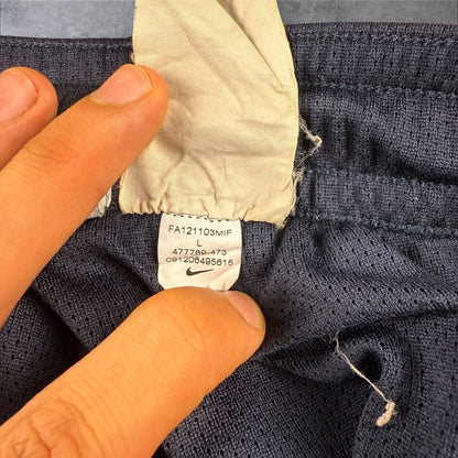 Nike FC Barcelona Track Pants – Open Leg – Vintage – Größe L – Schwarz/Blau