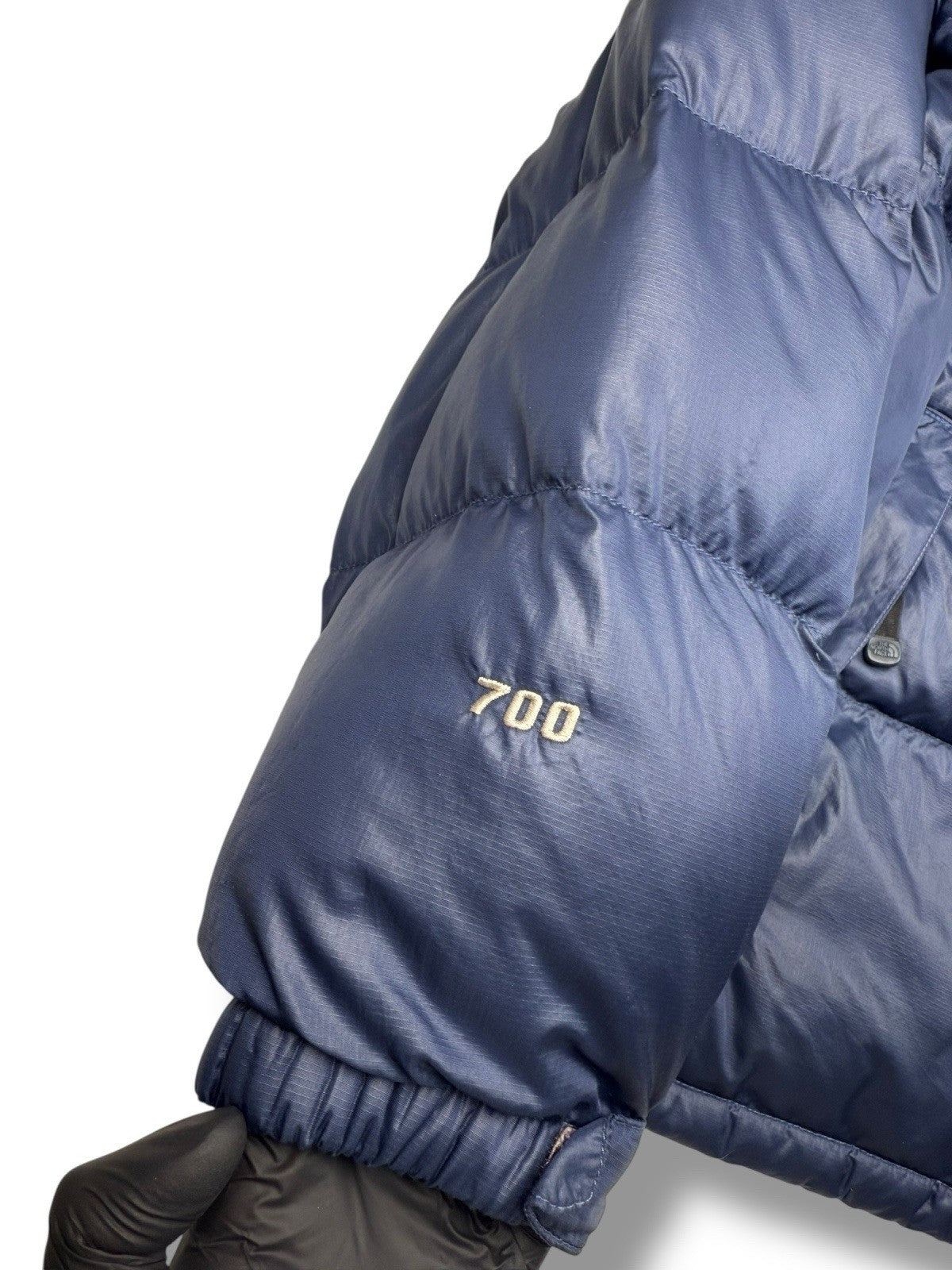 The North Face Puffer Jacket – Marineblau – Größe L  700 Fill