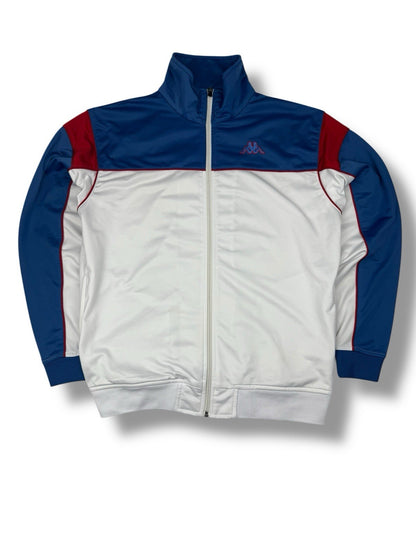 Kappa Tracksuit – Weiß-Blau – Größe M