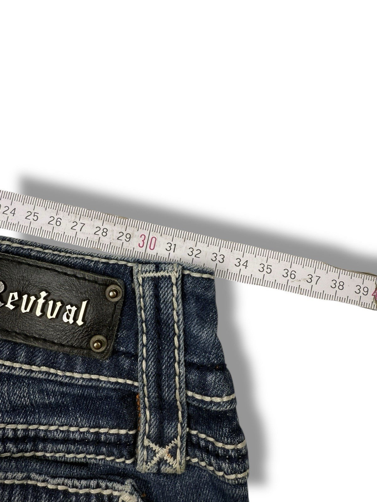 Rock Revival Jeans – Flared / Bootcut – Dunkelblau – Größe 25 (EU ca. 34)