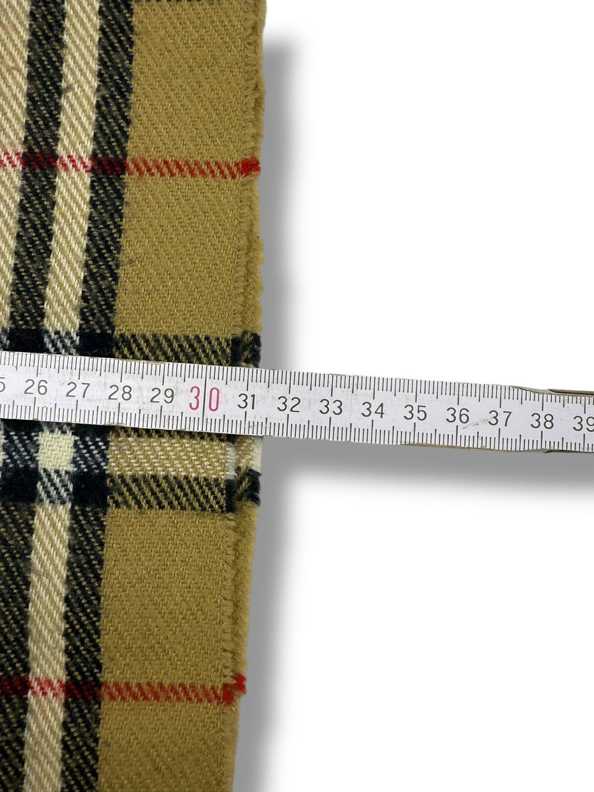 Burberry Schal – Dunkelbeige – 100 % Lammwolle