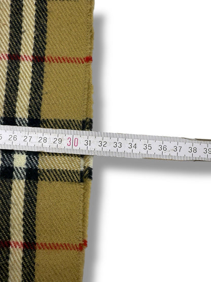 Burberry Schal – Dunkelbeige – 100 % Lammwolle