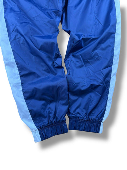 Nike – Nylon Tracksuit – Blau/Weiß – Größe L – Baggy Fit