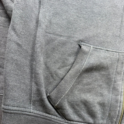 Ralph Lauren Zip-Hoodie – Grau – Herren L – Distressed Look & super soft