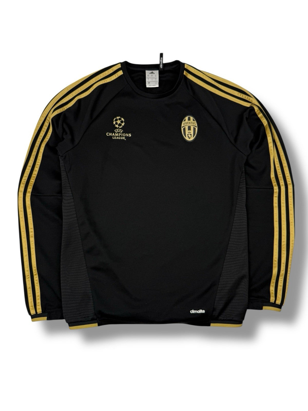 Juventus Turin Pullover – Champions League Edition – Gold – Größe S