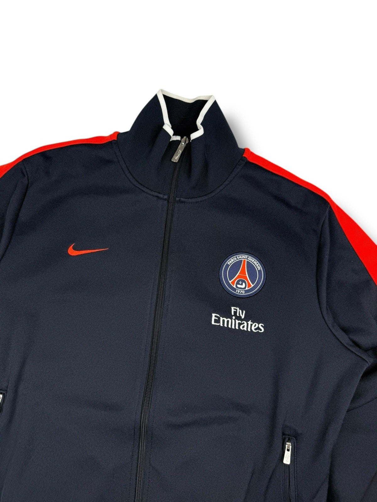 Nike Paris Saint-Germain Track Jacket – Dunkelblau/Rot – Größe L – Vintage Nike