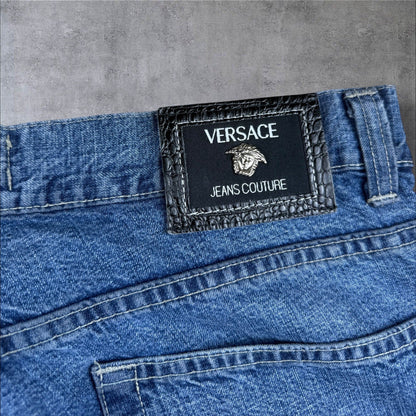 Versace Jeans Couture – Dunkelblau – Herren W34 – Made in Italy & High-Waist Fit