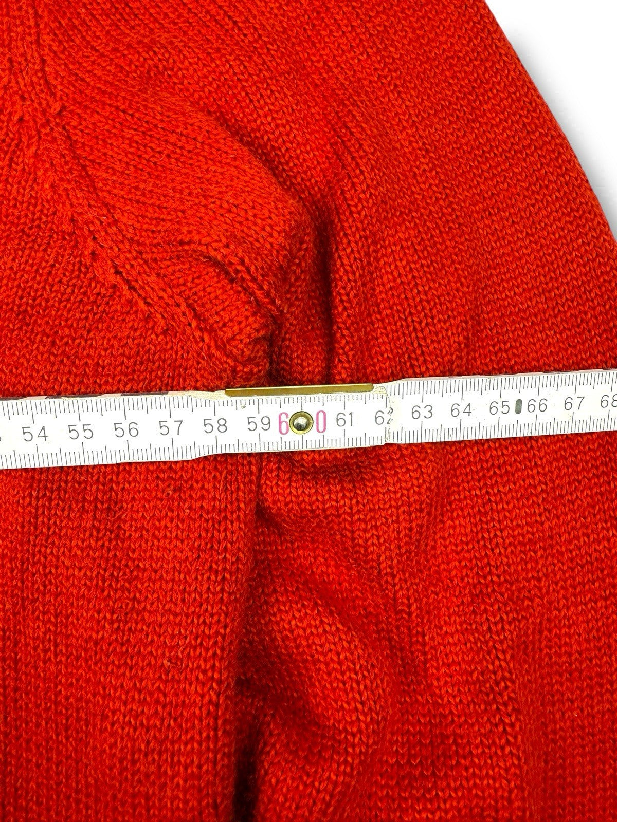 Ralph Lauren Quarter Zip – Rot – Größe L – Heavyweight Cotton Pullover