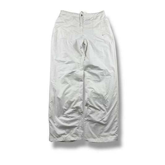 Nike Track Pants – Weiß – EU 38 (fällt wie Damen M) – Open Leg – Baggy Fit
