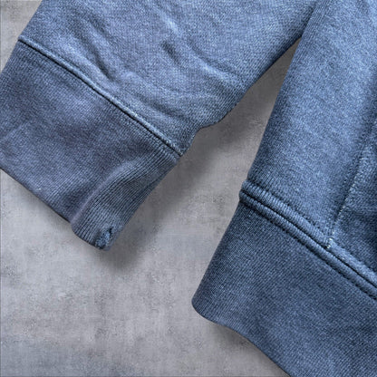 Ralph Lauren Zip-Hoodie – Grau – Herren L – Distressed Look & super soft