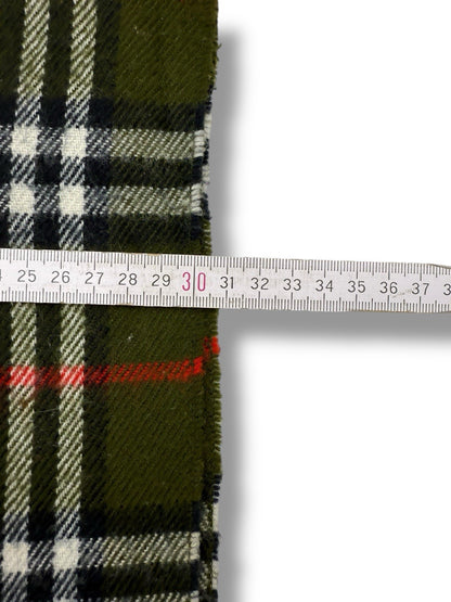 Burberry Schal – Grün – 100 % Lammwolle (Top erhalten)