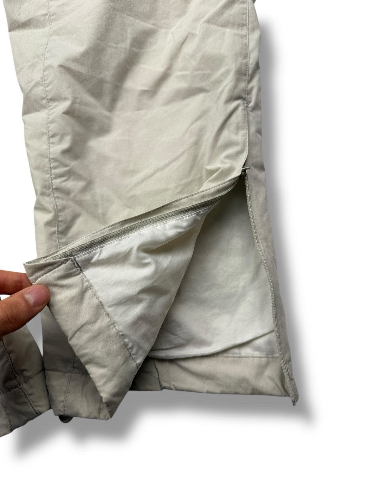 Nike Track Pants – Creme/Weiß – Vintage – Größe L