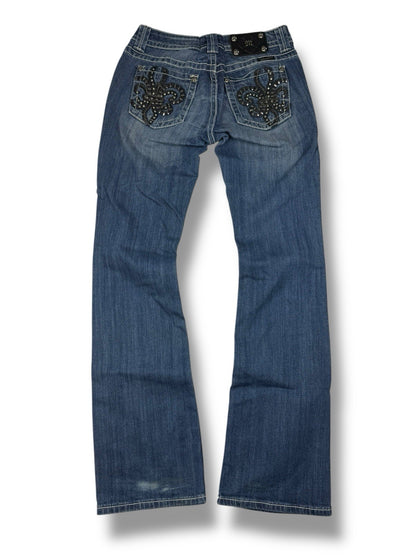 Miss Me Flared Jeans – Dunkelblau – Größe W29 (≈ EU 38)