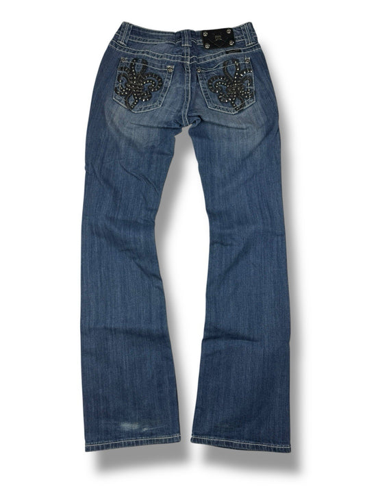 Miss Me Flared Jeans – Dunkelblau – Größe W29 (≈ EU 38)