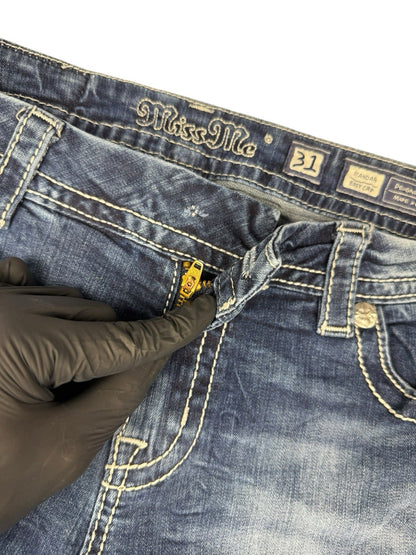 Miss Me Cropped Jeans – Blau – EU 38 