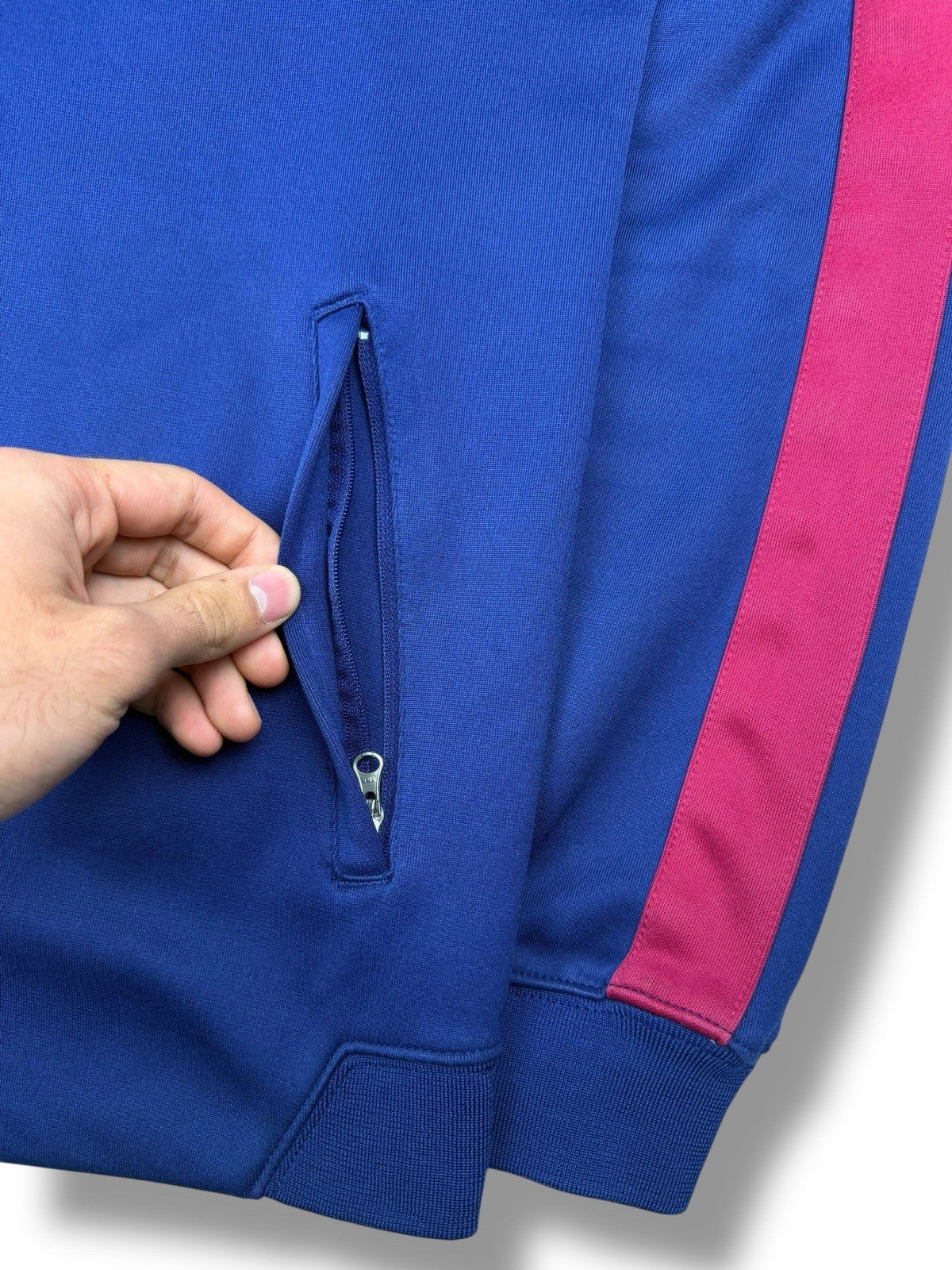 FC Barcelona Track Jacket – Blau/Rot – Größe M – Nike