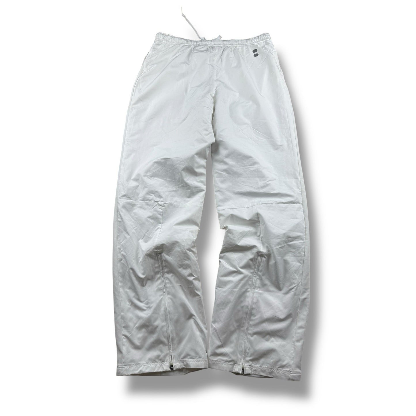 Nike Track Pants – Weiß – EU 38 (fällt wie Damen M) – Open Leg – Baggy Fit