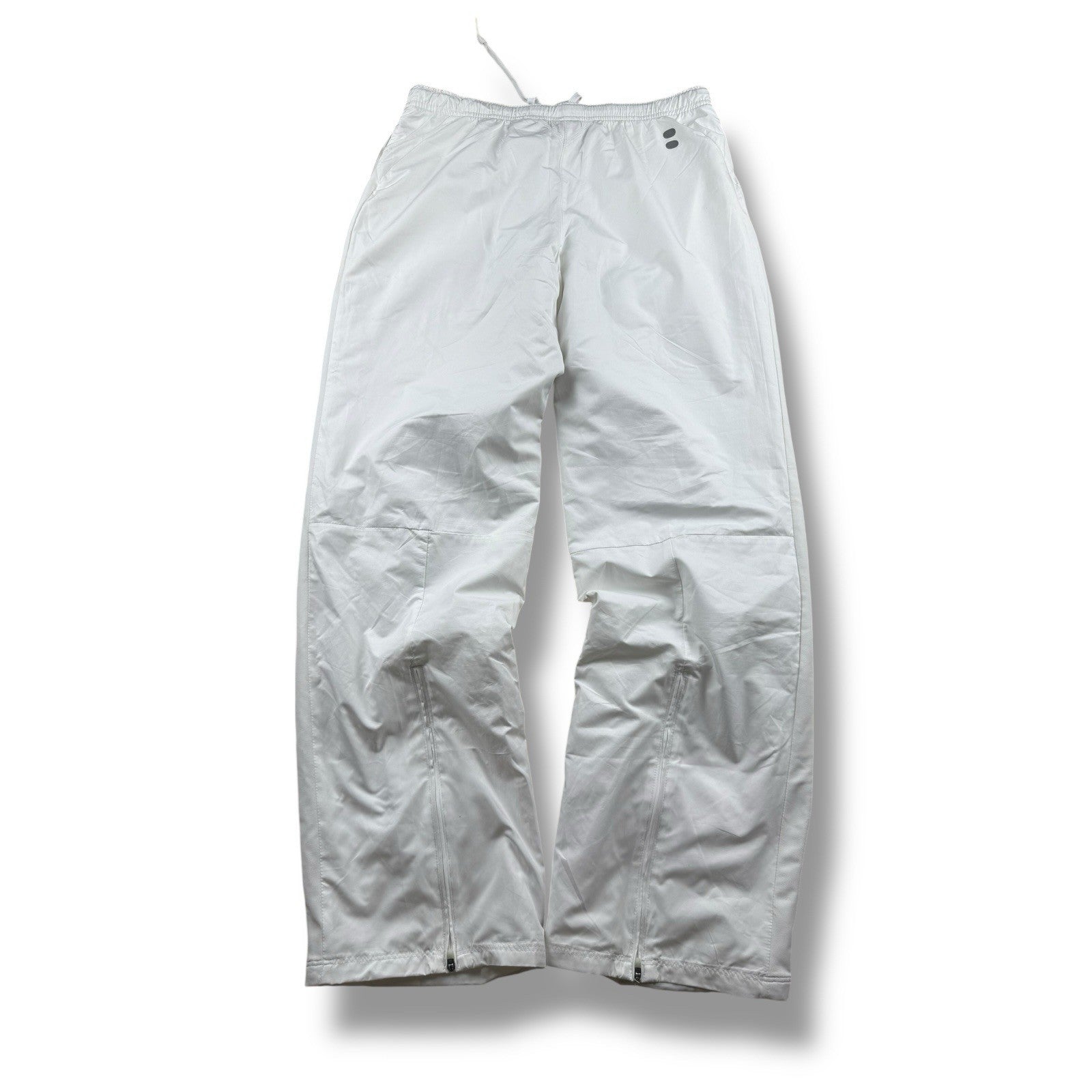 Nike Track Pants – Weiß – EU 38 (fällt wie Damen M) – Open Leg – Baggy Fit