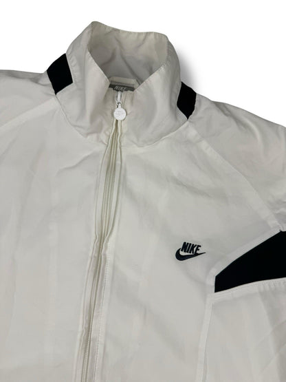 Nike – Track Jacket – Weiß/Schwarz – Größe L