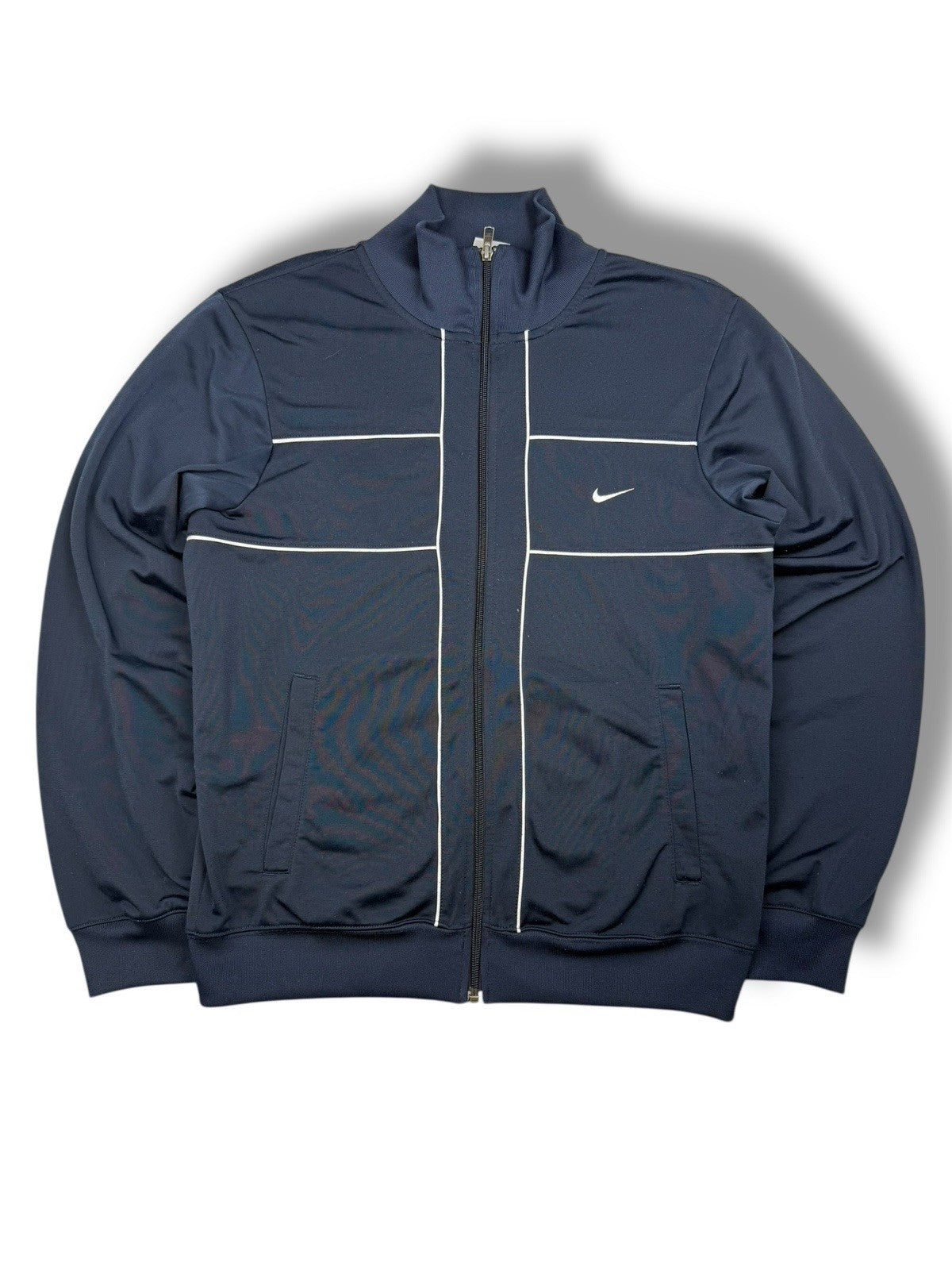 Nike Track Jacket – Schwarz – Größe S – Vintage