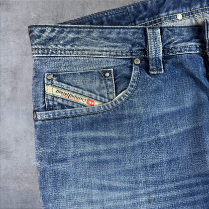 Diesel Industry Jeans – Blau – Herren W32 L32 – Klassisch & Hochwertig