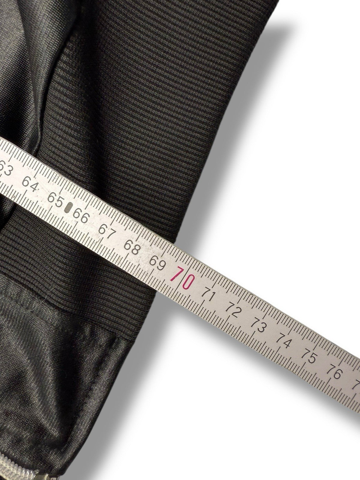 Italia Track Jacket – Schwarz – Größe M – Glänzend