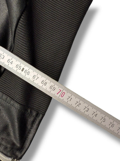 Italia Track Jacket – Schwarz – Größe M – Glänzend