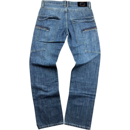 Dolce & Gabbana Vintage Jeans – Light Blue – Herren W34–35 – Baggy Fit 