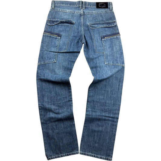 Dolce & Gabbana Vintage Jeans – Light Blue – Herren W34–35 – Baggy Fit 