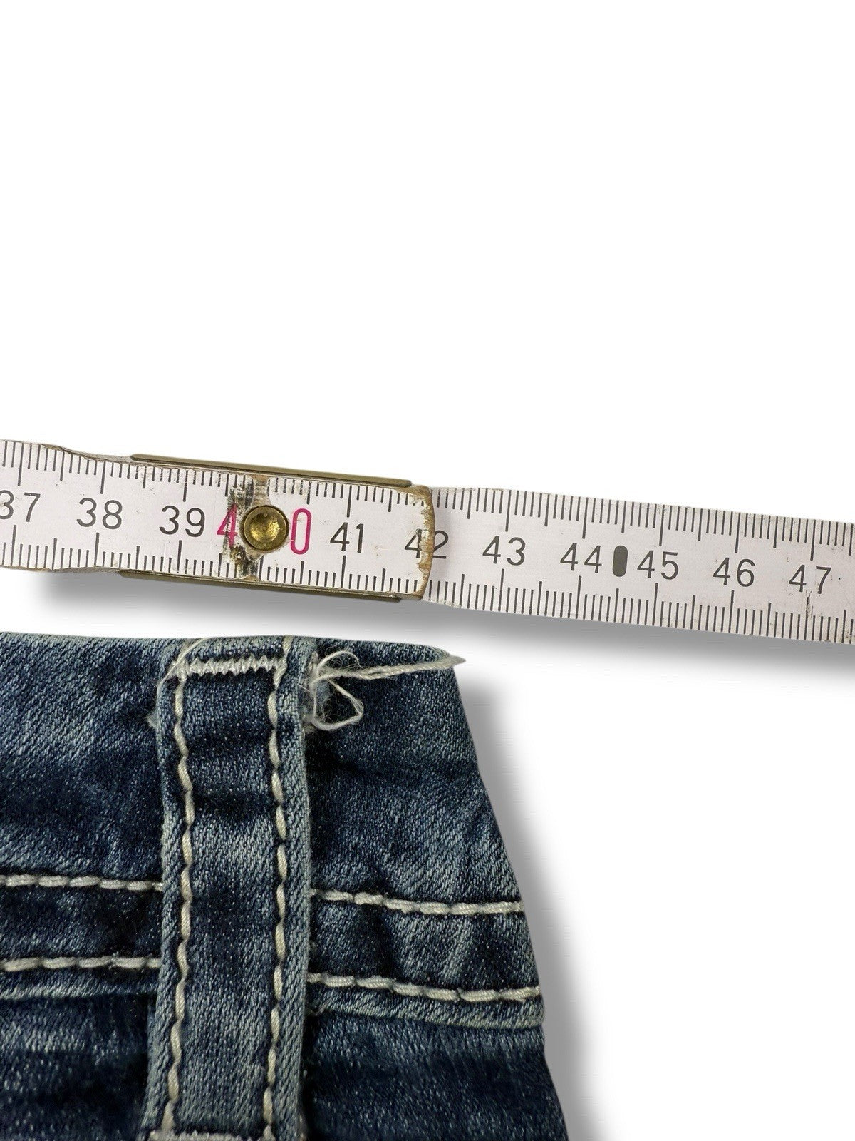 Miss Me Cropped Jeans – Blau – EU 38 