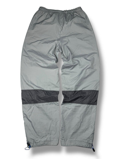 Nike – Hex Track Pants – Grau mit Blau – Größe S – Vintage