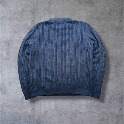 Jack & Jones Premium Strickpullover – Navy – Herren L – Muster 