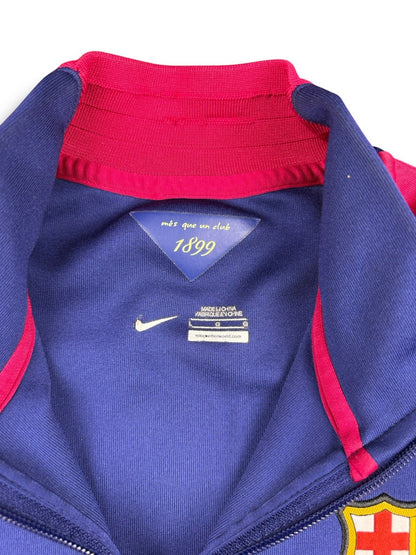 Nike FC Barcelona Track Jacket – Marineblau mit Roten Streifen – Herren L
